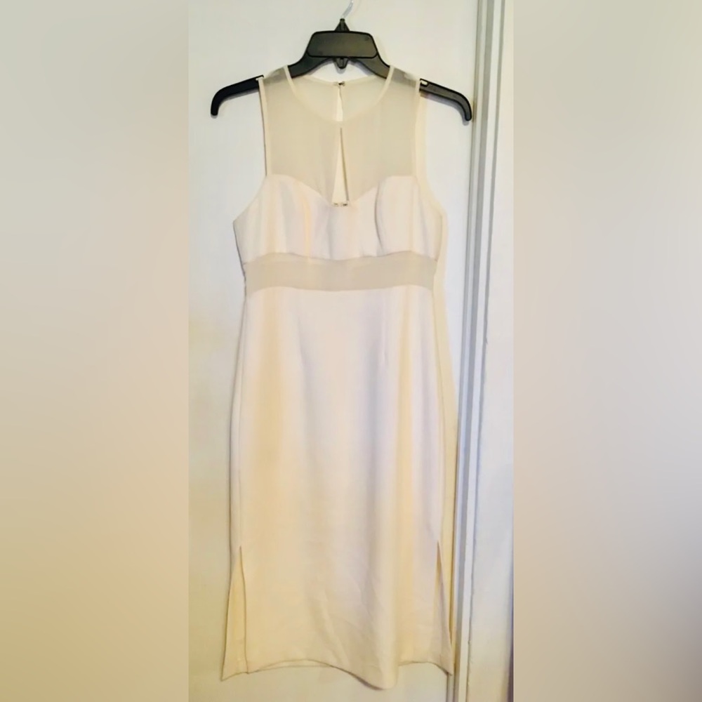 bcbgeneration white dress womens 6